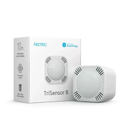 Aeotec TriSensor 8 - 3-in-1 sensor (temperature + motion + light intensity ), Z-Wave 800 series (ZWA045-C)