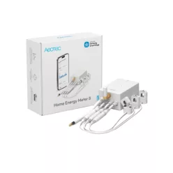  Aeotec Home Energy Meter 8 – Energy meter, three‑phase, with 3 x 60A current transformers, Z‑Wave 800 (ZWA046C3A60)