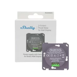  Shelly 2-Output Power Base for Wall Display – X1i, X2i network power supply with 2 relay outputs