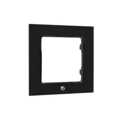 Shelly Wall Frame 1 (for wall switch) - Black
