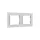 Shelly Wall Frame 2 (for wall switch) - White