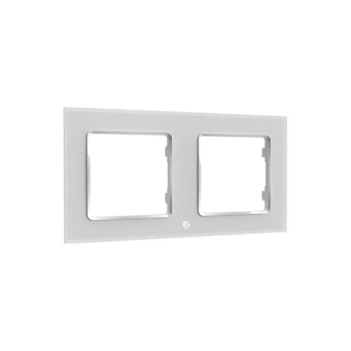 Shelly Wall Frame 2 (for wall switch) - White