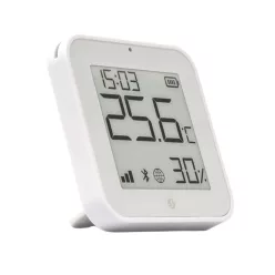   Shelly BLU H&T Display ZB – Temperature, humidity and light sensor with e-paper display, Zigbee, Bluetooth, white