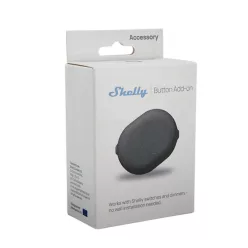   Shelly Button Add-on – Cover with button for Shelly Plus, Gen3 and Gen4 modules, black