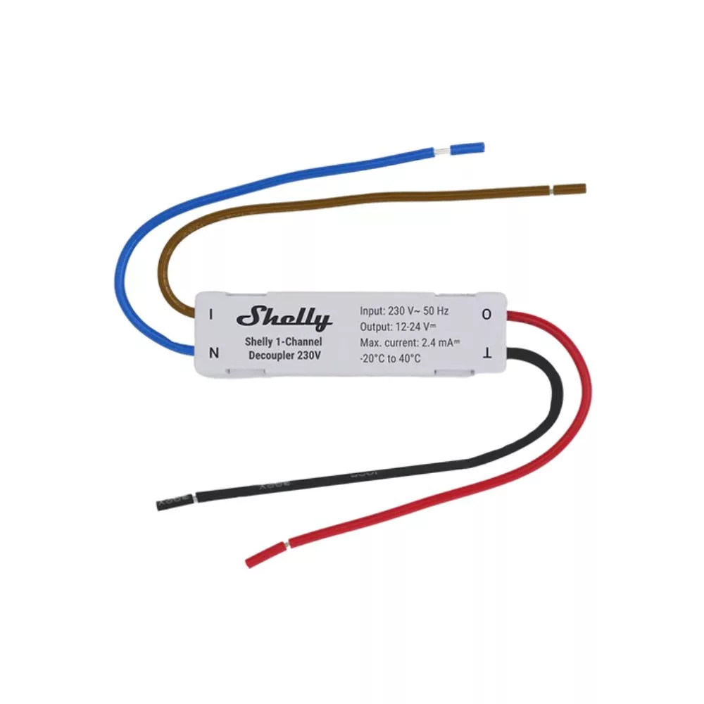 Shelly 1-Channel Decoupler 230V –, [page] - Smart Home Techn