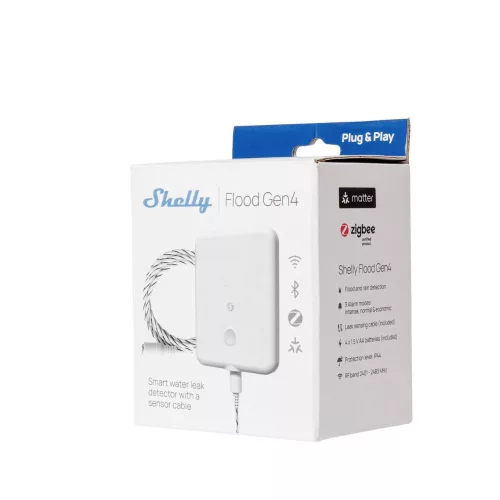 Shelly Flood Gen4 smart water flow / pipe burst sensor