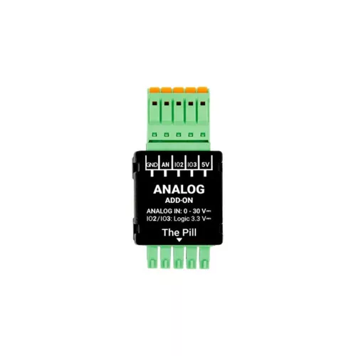 Shelly Analog 0-30 V Add-on  – Accessory connector for The Pill by Shelly multi-purpose input module