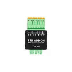   Shelly SSR Add-on  – Accessory 2-gang relay for The Pill by Shelly multi-purpose input module