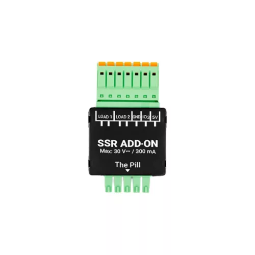 Shelly SSR Add-on  – Accessory 2-gang relay for The Pill by Shelly multi-purpose input module