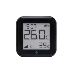   Shelly PLUS GEN3 H&T Wi-Fi + Bluetooth humidity and temperature sensor with e-paper display (black)