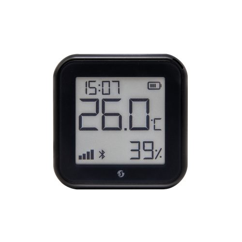 Shelly PLUS GEN3 H&T Wi-Fi + Bluetooth humidity and temperature sensor with e-paper display (black)