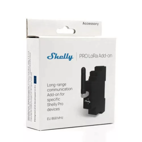 Shelly Pro LoRa Add-on – long-range communication expansion module for Shelly PRO devices