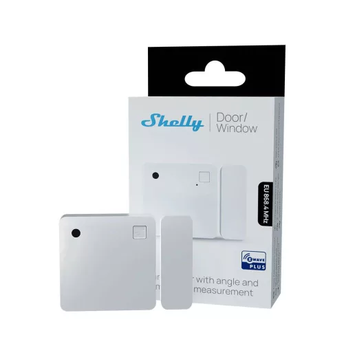 Shelly Wave Door/Window EU LR – door/window opening and light sensor, Z-Wave, white