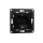 Shelly wall socket EU, black (accessory for Shelly Wall switch system)