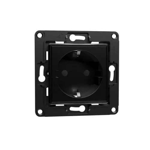 Shelly wall socket EU, black (accessory for Shelly Wall switch system)
