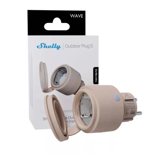 Shelly Wave Outdoor Plug S LR – Power consumption monitoring socket, Z-Wave