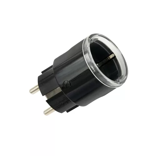Shelly Wave Plug S – smart plug with power meter, Z-Wave LR, black