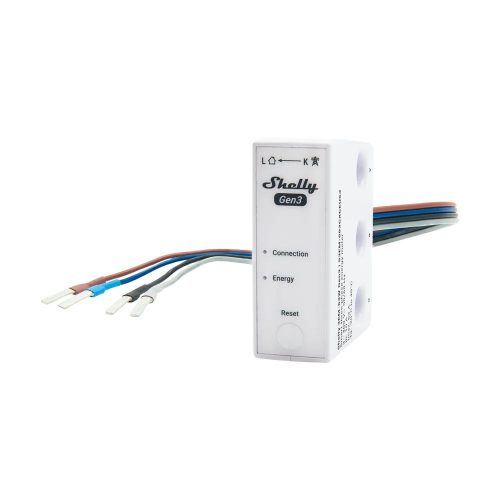 Shelly 3EM-63W Gen3 smart Wi-Fi 3-phase power meter add-on for MCB