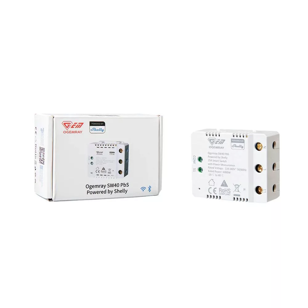 Shelly Ogemray Smart relay 25A, [page] - Smart Home Technolo