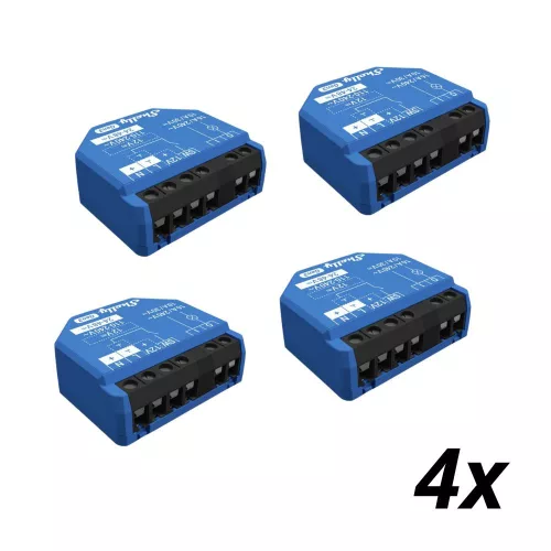 Shelly 1 GEN3 single channel Wi-Fi smart relay module (16A) (pack of 4 pcs)