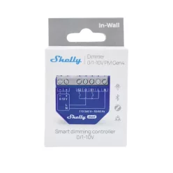   Shelly Dimmer 0/1-10V PM Gen4 – Dimmer relay module with energy monitoring, Wi-Fi, Zigbee (S4DM-0010WW)