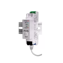   Shelly PRO EM - 50A next generation professional 1-phase, 2 x 50A energy meter with contactor control