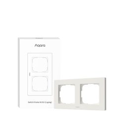 Aqara H2 EU Switch Frame (double / 2-gang), white