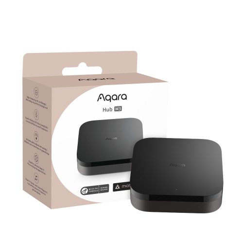 Aqara M3 hub (EU), with Wi-Fi, Ethernet, Zigbee, Thread, Bluetooth, IR support, Matter compatible
