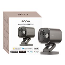   Aqara G5 Pro Camera hub, HomeKit Secure Video compatible camera with built-in Zigbee and Thread gateway, Wi-Fi version, grey