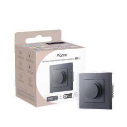   Aqara H2 Dimmer EU, Zigbee + Thread dimmer wall switch with universial wiring, grey
