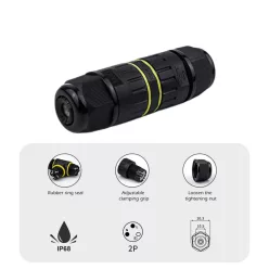 I-shape outdoor IP68 wire connector