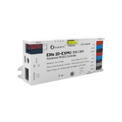   Gledopto Elite 2D-EXMU Advanced WLED Controller  – Two-channel RGBIC LED controller with microphone, USB‑C, ESP32, Wi‑Fi, Ethernet (GL-C-616WL)