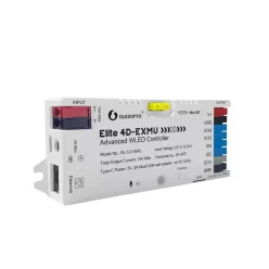   Gledopto Elite 4D-EXMU Advanced WLED Controller  – Four-channel RGBIC LED controller with microphone, USB‑C, ESP32, Wi‑Fi, Ethernet (GL-C-618WL)