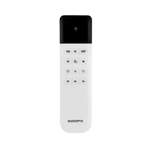 Gledopto WLED 12Key Remote Control  – Remote control for WLED lamps and controllers, Wi-Fi, white (GL-RC-002WL)
