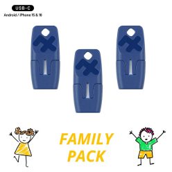   heat-it classic (USB-C version) - smart insect / mosquito bite healer - family pack (3-pack)