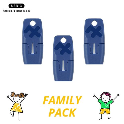 heat-it classic (USB-C version) - smart insect / mosquito bite healer - family pack (3-pack)