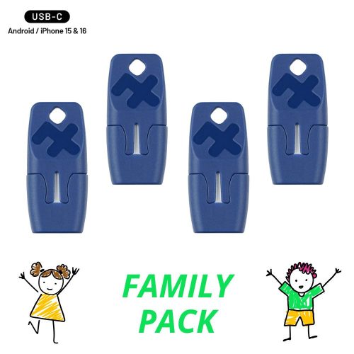 heat-it classic (USB-C version) - smart insect / mosquito bite healer - family pack (4-pack)
