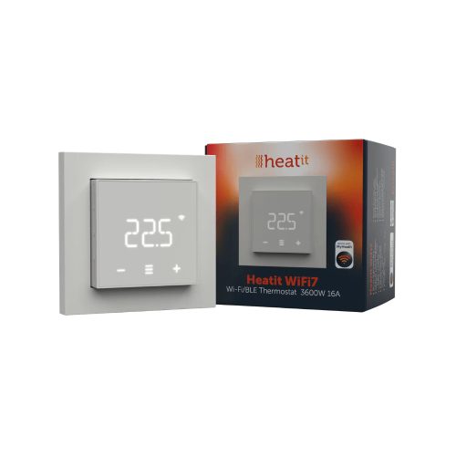 HeatIt WIFI7 – Thermostat, Wi-Fi, Bluetooth, white  (5430545)