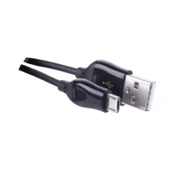 MicroUSB power cable / data cable (1 meter) - black