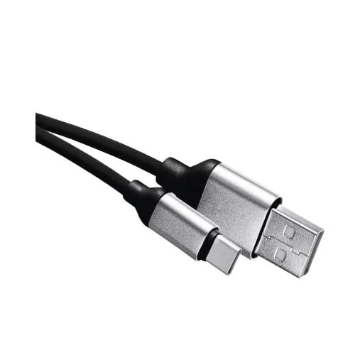 USB-C power cable / data cable (1 meter) - black