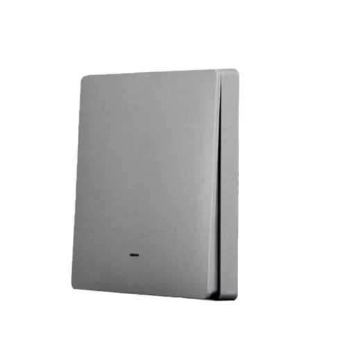 SmartWise B61 UNI Wi-Fi + eWeLink-Remote, 1-gang smart wall switch, universial wiring, physical push-button, grey