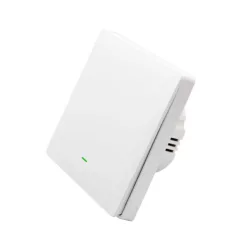   SmartWise B61 UNI Zigbee 3.0 + RF, 1-gang smart wall switch, universial wiring, physical push-button, white