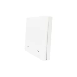   SmartWise BEREM2 Bluetooth (eWeLink-Remote) wireless switch with 2 button, white push button front panel