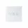 SmartWise roller shutter / shader / curtain smart switch, eWeLink compatible, with white touch glass front panel
