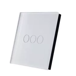   SmartWise TEREM3W Bluetooth (eWeLink-Remote) wireless touch switch, white, 3 button