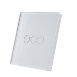   SmartWise TEREM3W Bluetooth (eWeLink-Remote) wireless touch switch, white, 3 button