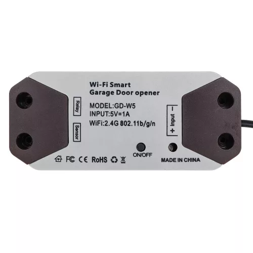 SmartWise garage door / gate smart controller (R2) – with status sensor, Wi-Fi