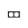 SONOFF two-gang frame for M5-80 light switches, gray