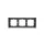 SONOFF three-gang frame for M5-80 light switches, gray