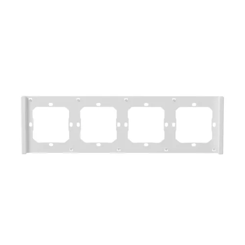 Sonoff 4 gang switch frame for M5-80 (SwitchMan) smart wall switches, white